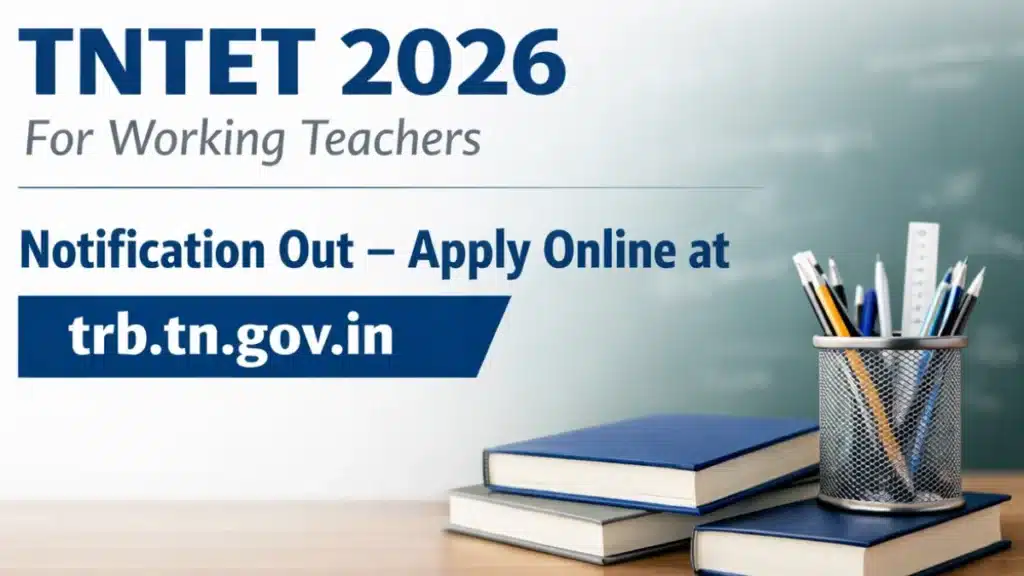 TNTET Notification 2026