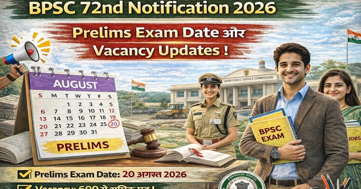 BPSC 72nd Notification 2026